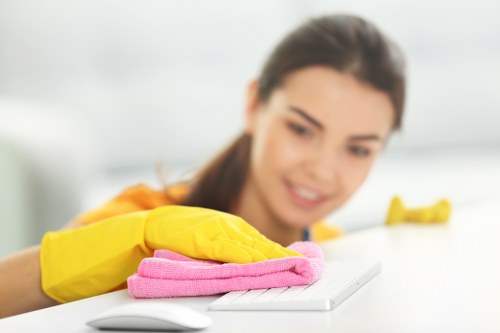 Commercial carpet cleaning in Somers Town office space